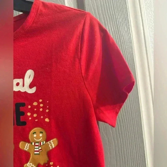Kids Official cookie tester red t shirt by Holiday Time. Size Large 10-12. - Picture 3 of 8